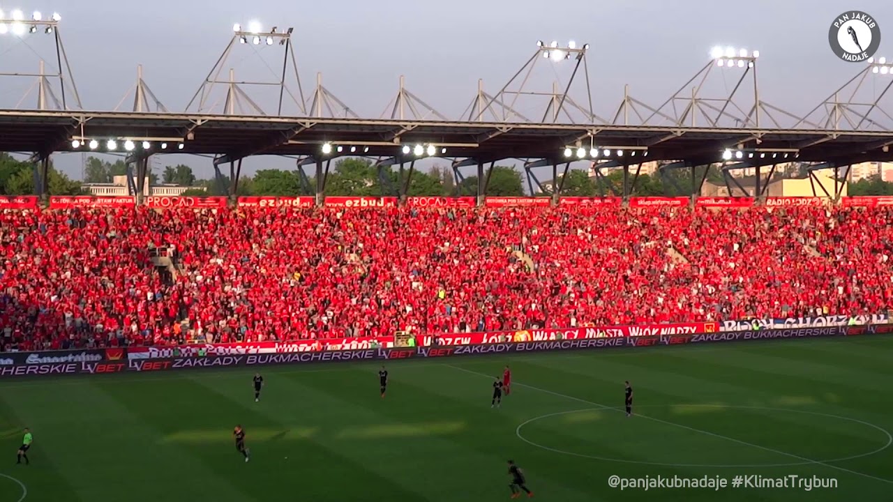 HIT! 4 trybuny | Doping całego stadionu | Kibice Widzewa | Widzew Łódź - Polonia Warszawa