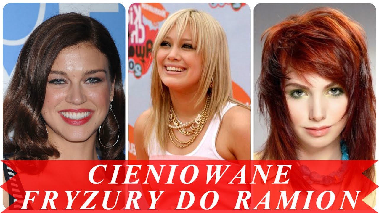 Najmodniejsze fryzury cieniowane do ramion