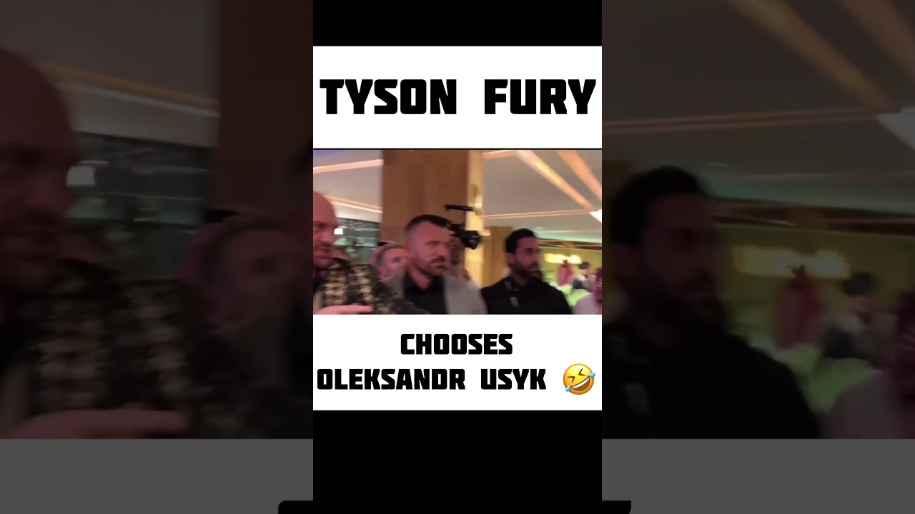 Tyson Fury&rsquo;s funny moments during fight week #shorts #boxing #tysonfury
