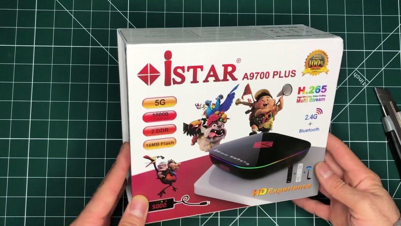 New Istar A9700 plus unboxing | iptv istar online tv