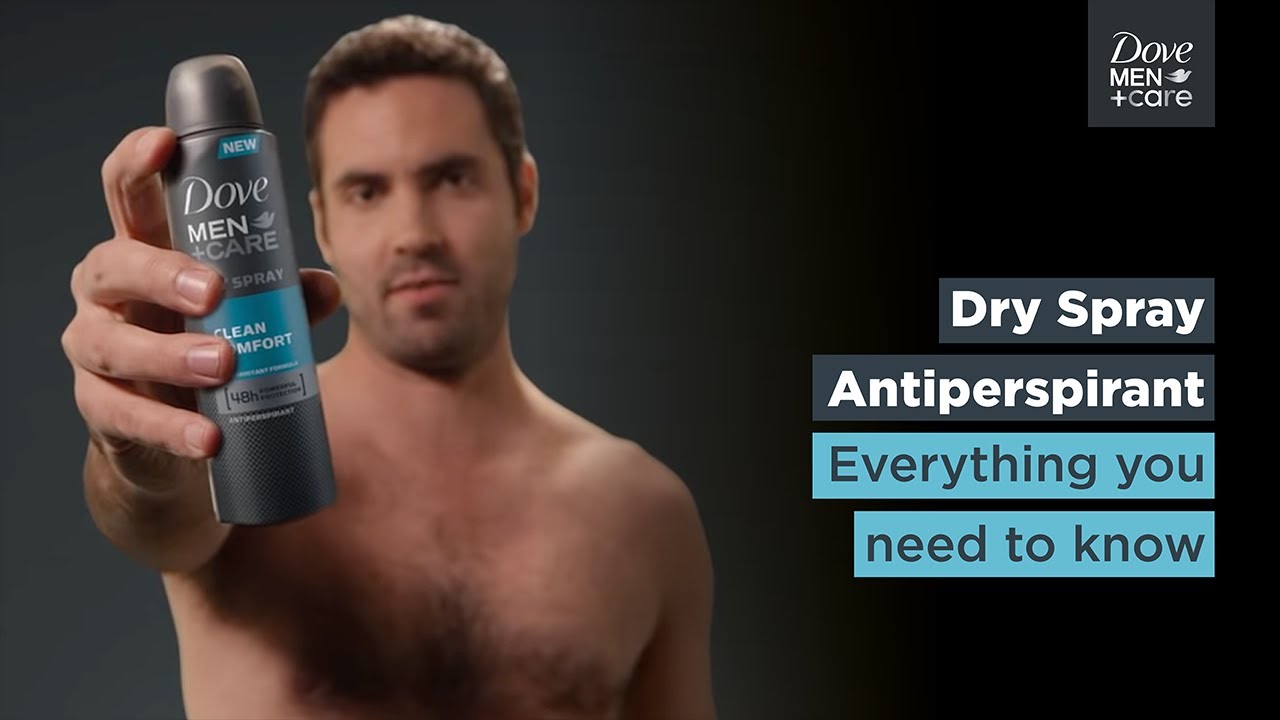 Как использовать сухой спрей-антиперспирант | Dove Men+Care