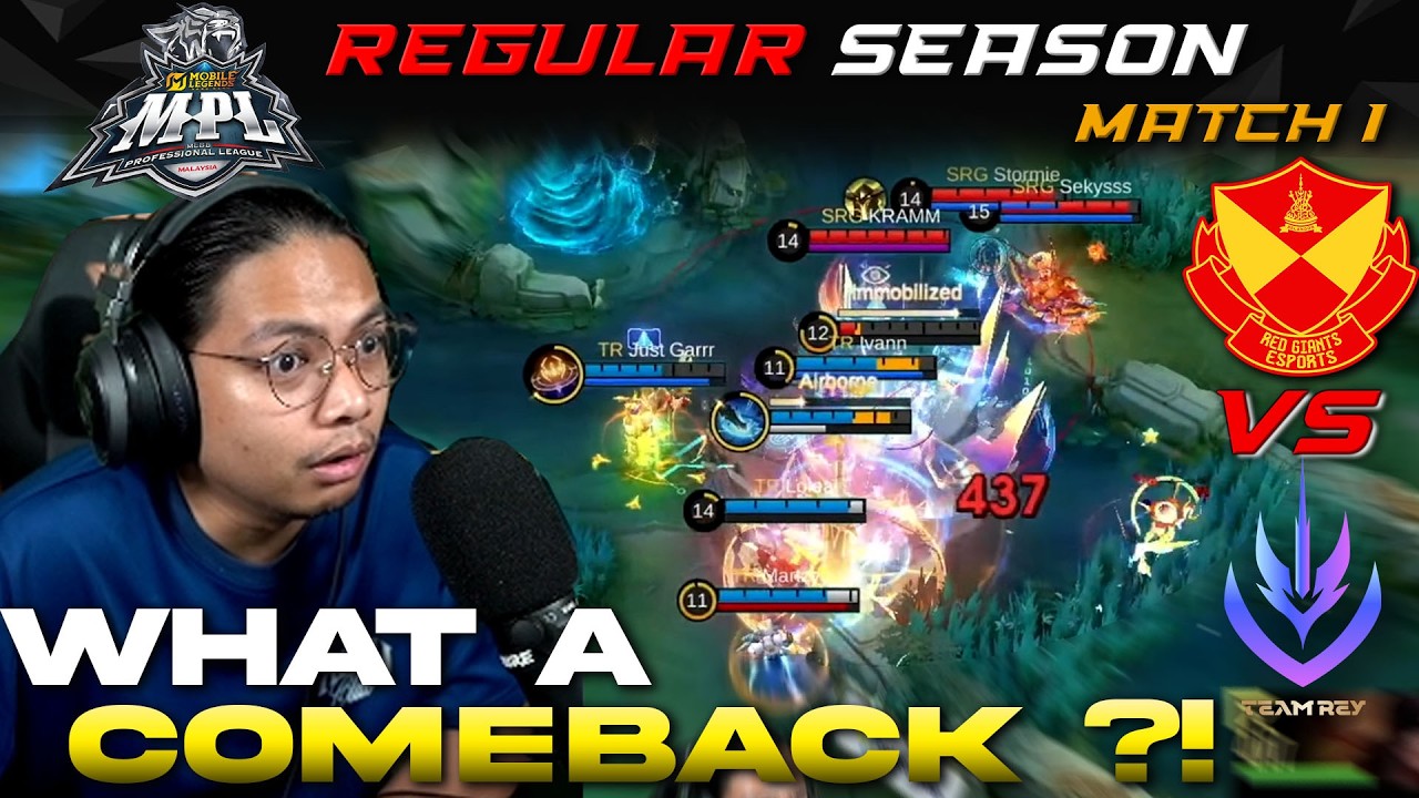 SRG VS TEAM REY MATCH 1 REGULAR SEASON MPL MY S17