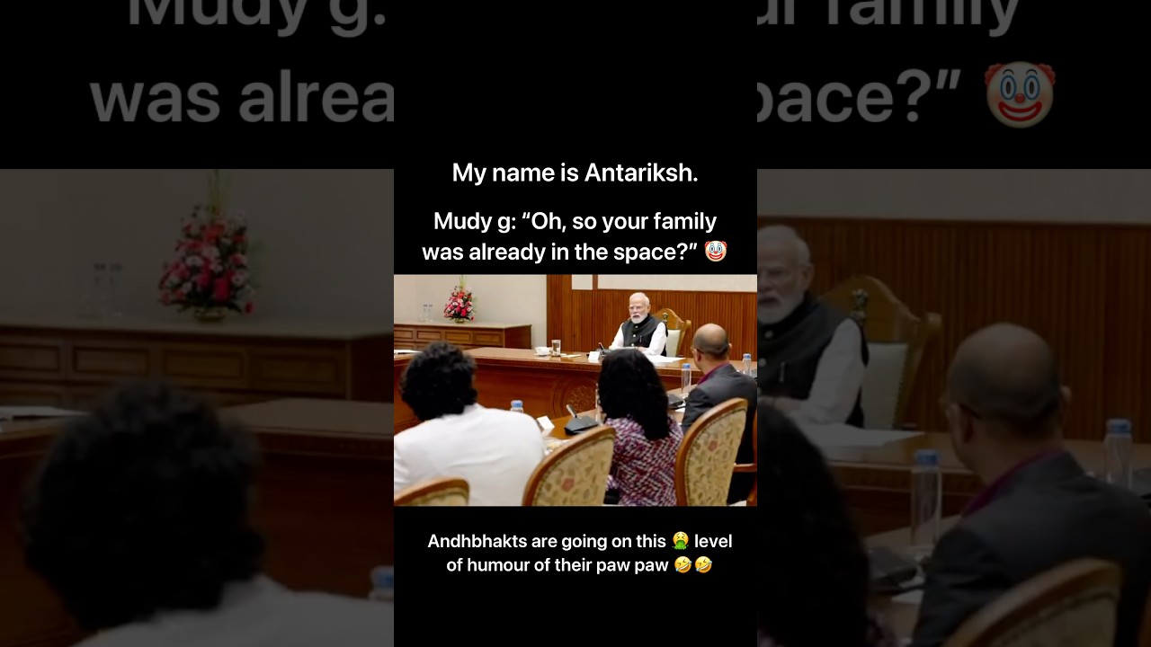 BJP IT cell & Andhbhakts are going gaga on this 🤮 level of humour of their paw paw 🤣🤣