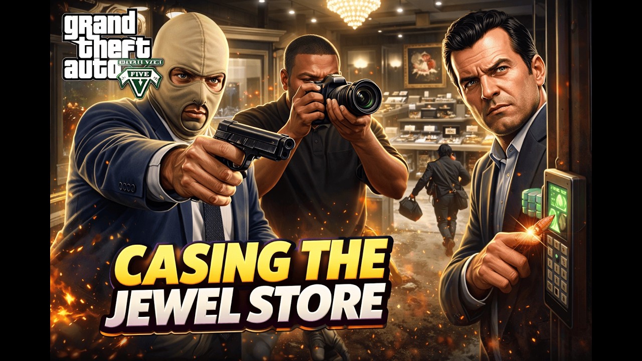 🔥 GTA 5 Story Mission: “Casing the Jewel Store” | Full 18‑min Walkthrough (Hindi/English)