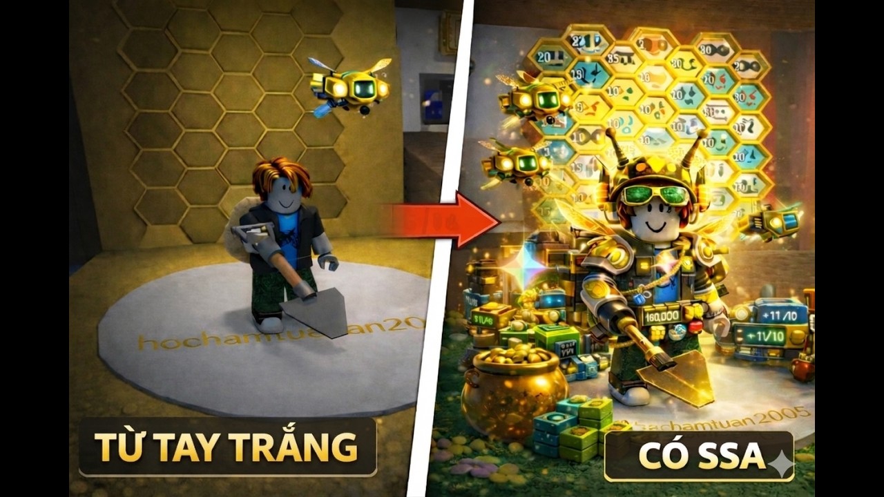 0 HONEY → CÓ SSA 🔥 Tôi Đã Làm Điều Này Trong Bee Swarm!