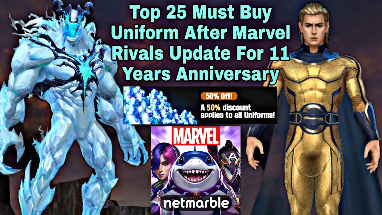 Топ-25 униформ, которые обязательно нужно купить после обновления Marvel Rivals к 11-летию игры -...