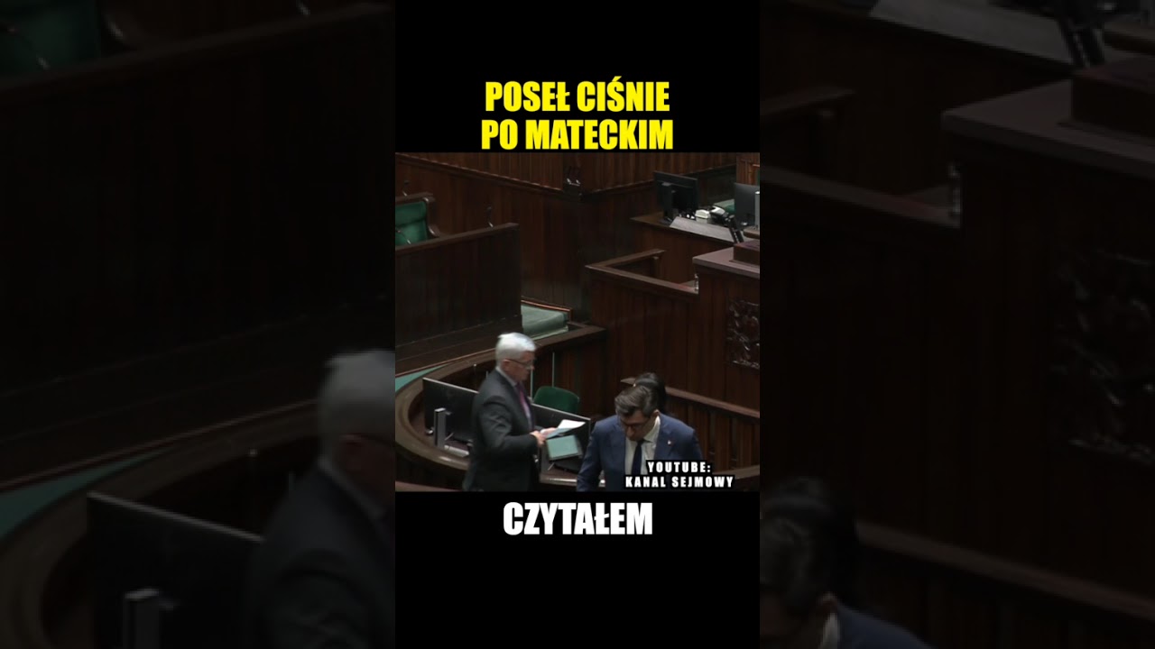 POSEŁ JEDZIE PO MATECKIM 😱