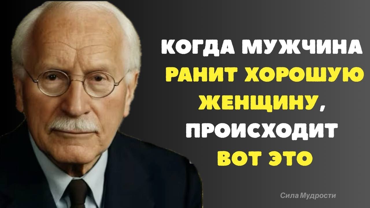 Когда мужчина ранит хорошую женщину, вот что происходит | Карл Юнг