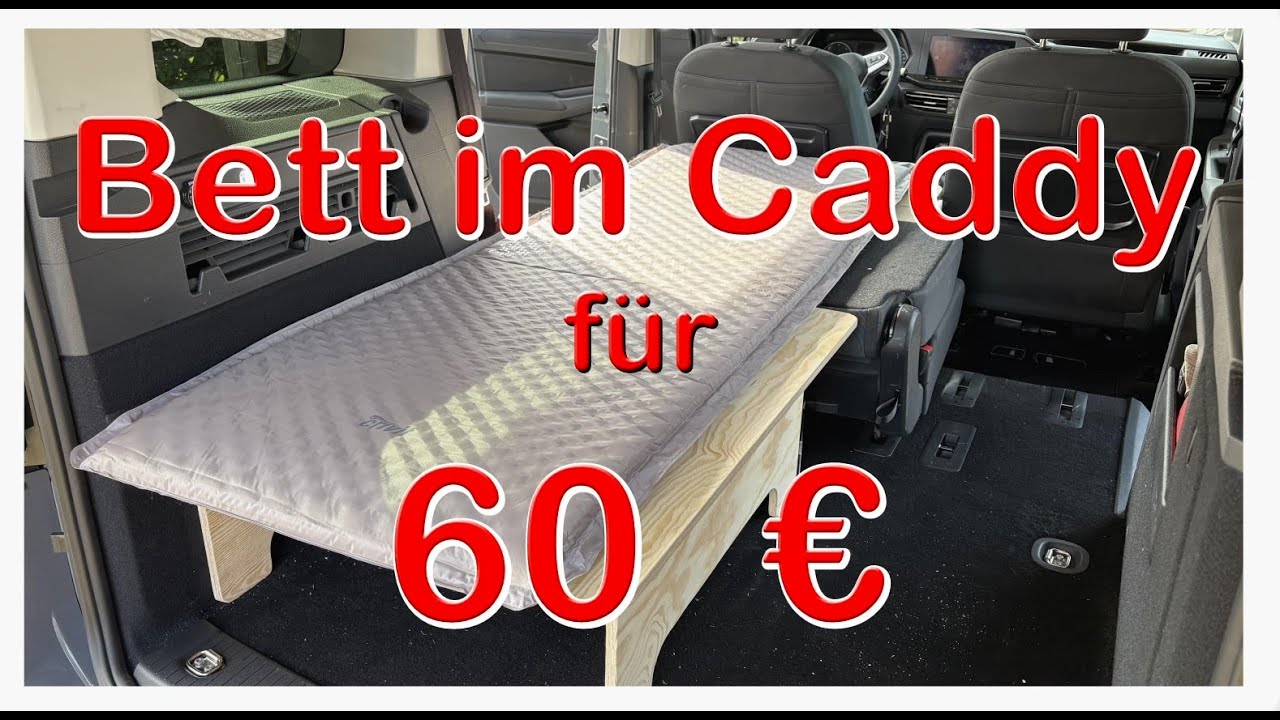 Caddy Ausbau - Mein DIY-Bett für 60€