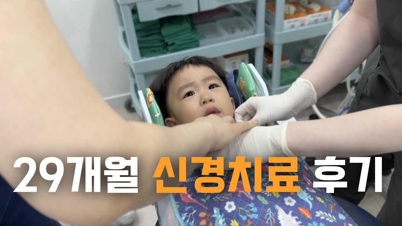 29개월 치과치료 후기 | 신경치료전 주의사항 | 웃음가스 효과