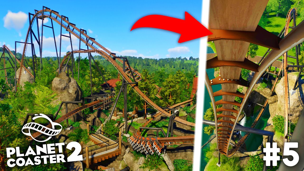 Planet Coaster 2 BIGGEST Roller Coaster in my Theme Park COMPLETE!!