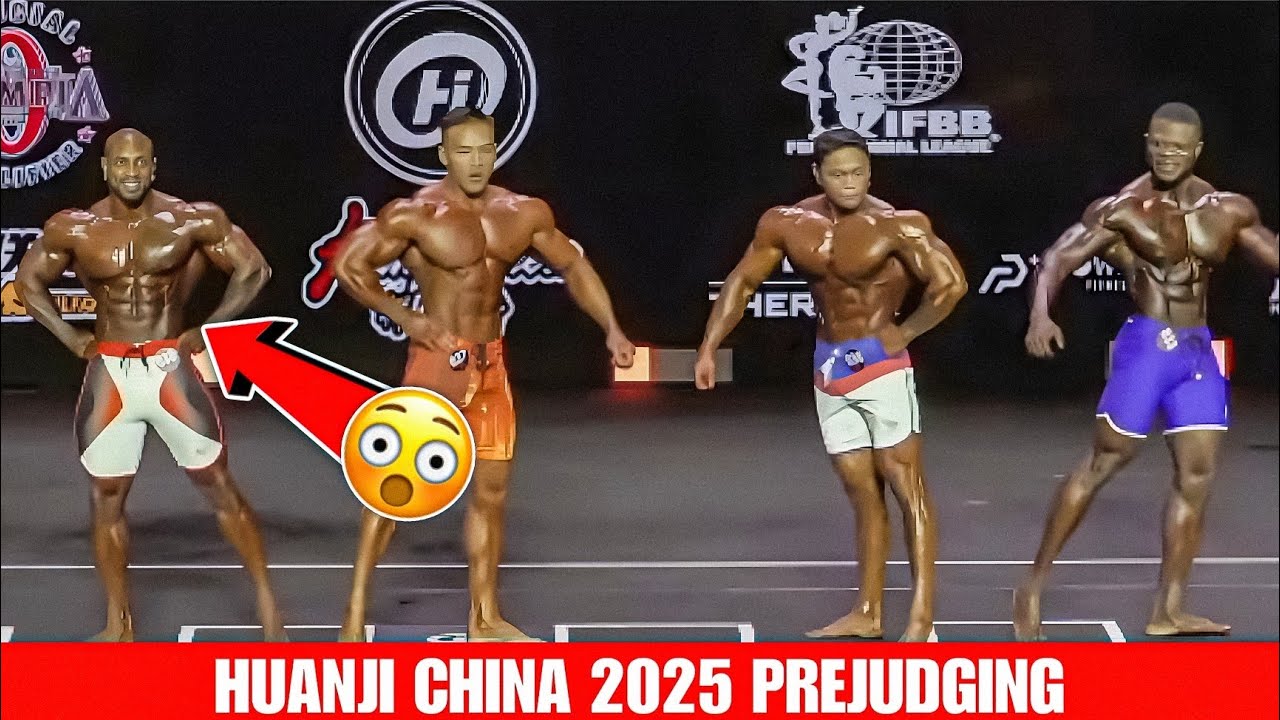Huanji China Pro 2025 Mens Physique Prejudging | Brandon Hendrickson
