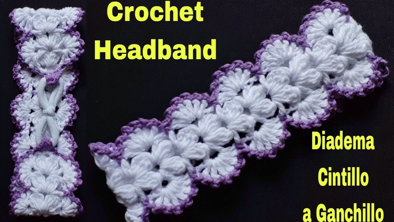 CINTILLO/DIADEMA TEJIDA a CROCHET TUTORIAL PASO A PASO/TURBANTE a GANCHILLO/HAIRBAND/HEADBAND/Croch&ecirc;