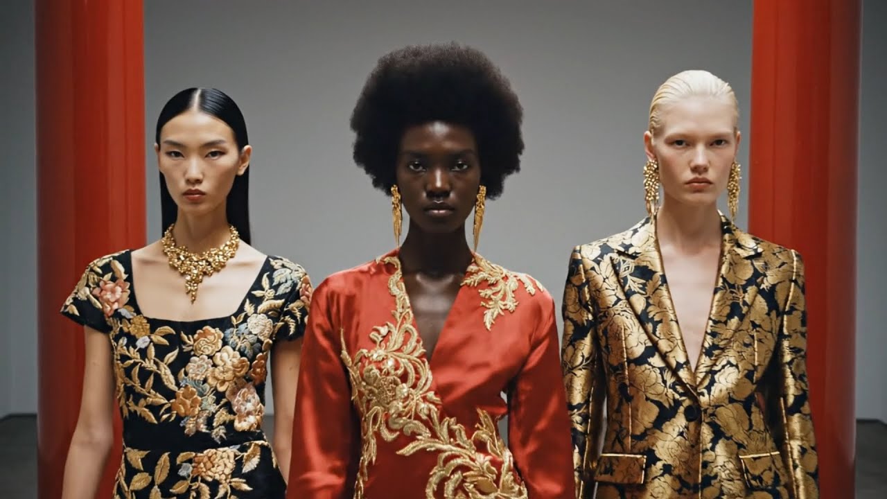 AI Fashion Video | There Is A Beauty Velvet - 4K