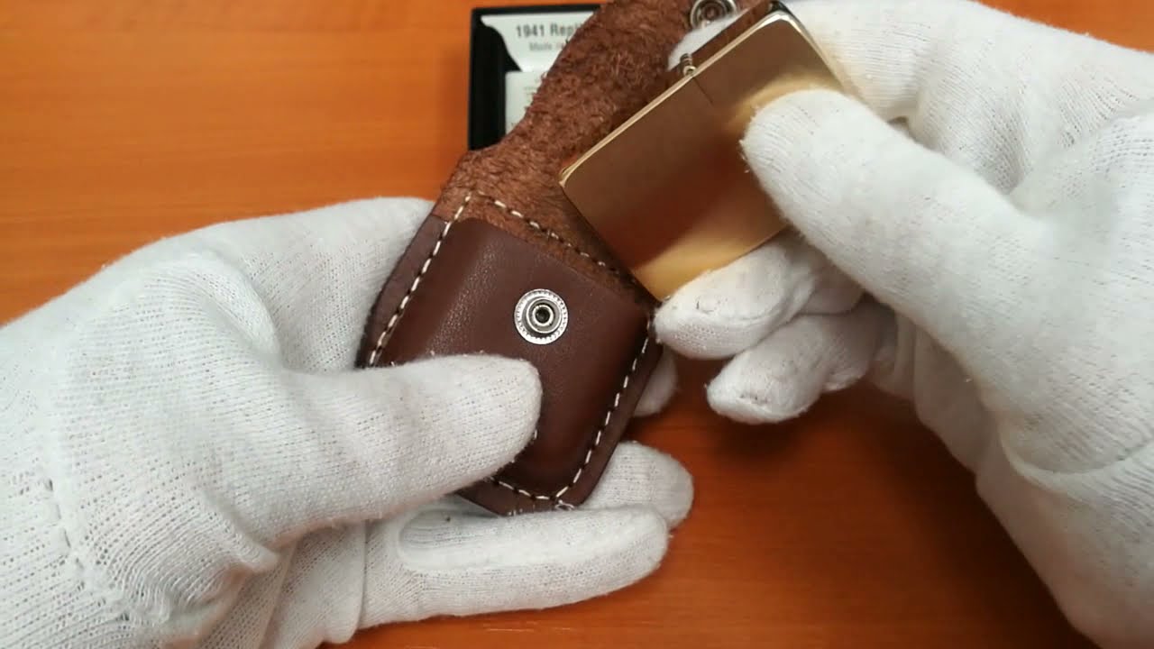 Zippo 23050 Brushed Brass 1941 Replica