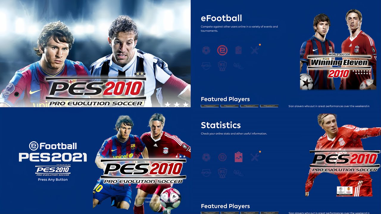 [EXCLUSIVE] PES 2010 DOWNGRADE SEASON 09/10 WORLD CUP SOUTH AFRICA FOR PES 2021 PATCH BETA PREVIEW