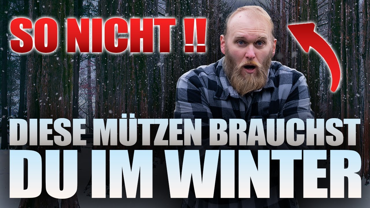 Die richtige Kopfbedeckung im Winter!