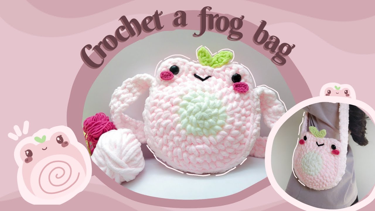 Crochet a frog bag 🐸| Hướng dẫn móc túi ếch| Crochet bag tutorial ♥️ [English sub]