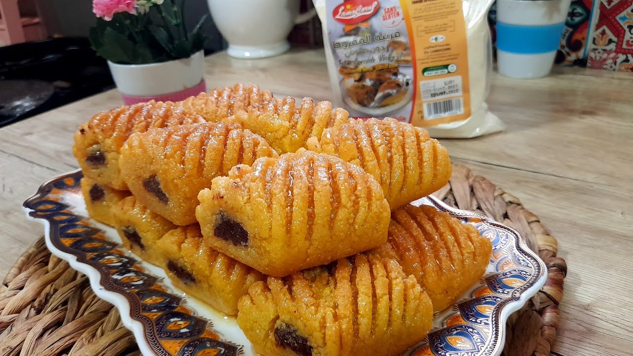 وهاااتبرادي على ذاك المقروض🤩بدون غلوتين معسل🍯 ومرمل😋 البنة تاعو طياااااارة😍من يدين بنت شلف😘🥰
