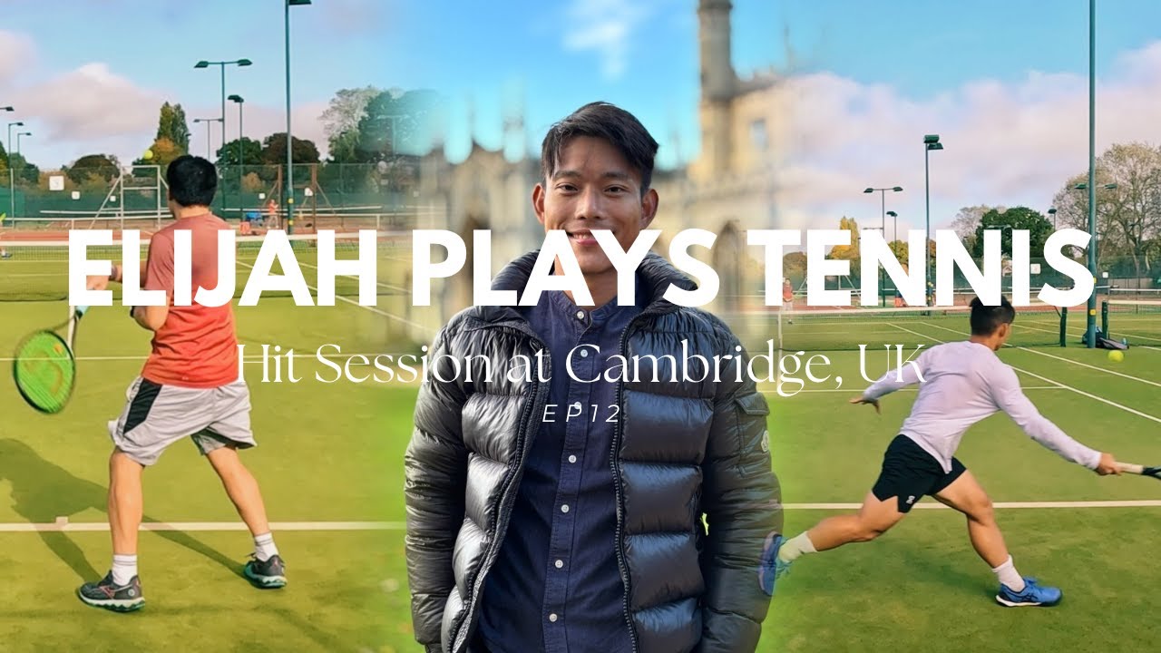 Back to Where It Started: Tennis Hitting Session at Cambridge University | Swingvision Max 4K 60 FPS