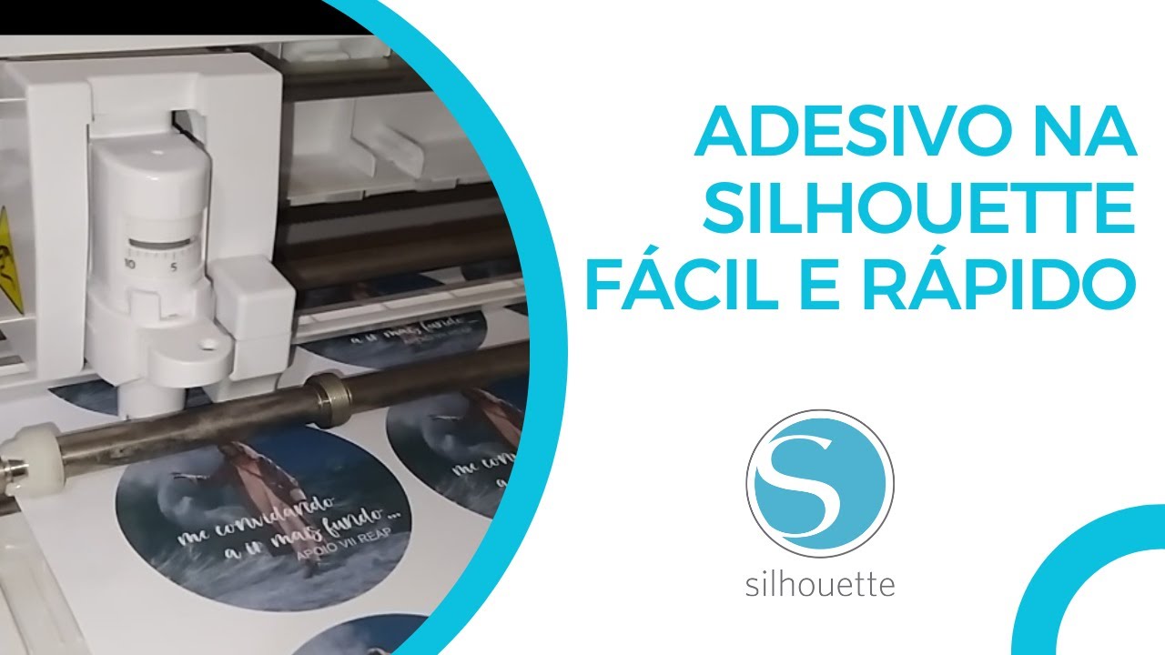 Segredo para cortar adesivo na silhouette | NÃO PERCA MAIS MATERIAL