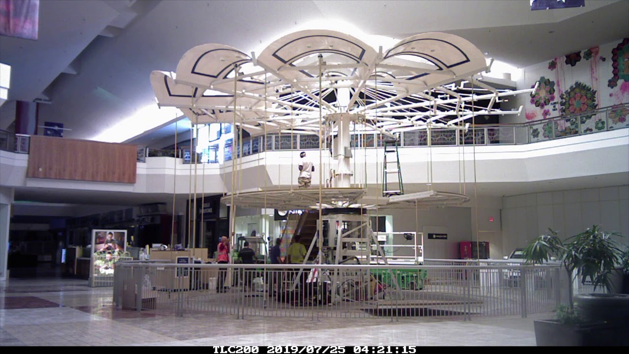 Chance Double Decker Carousel Dismantle