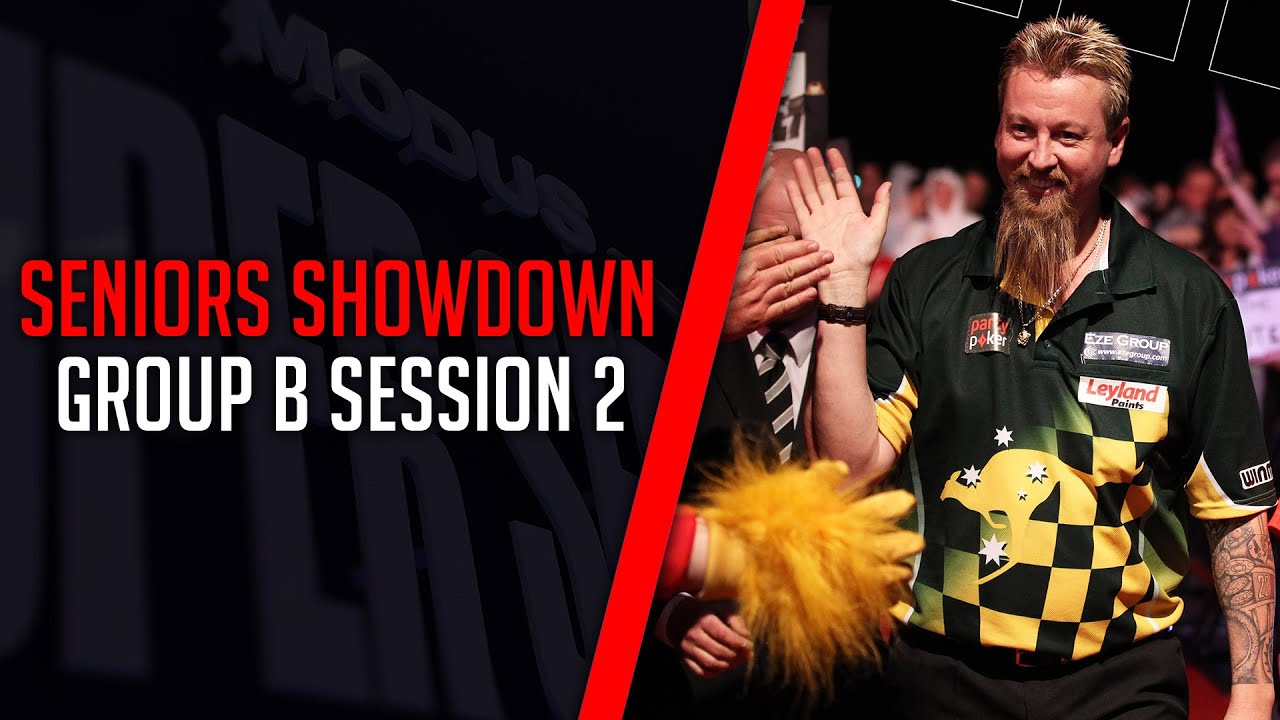 CAN THE WIZARD BRING THE MAGIC? 🪄 | Live Darts |  Seniors Showdown | Group B Session 2