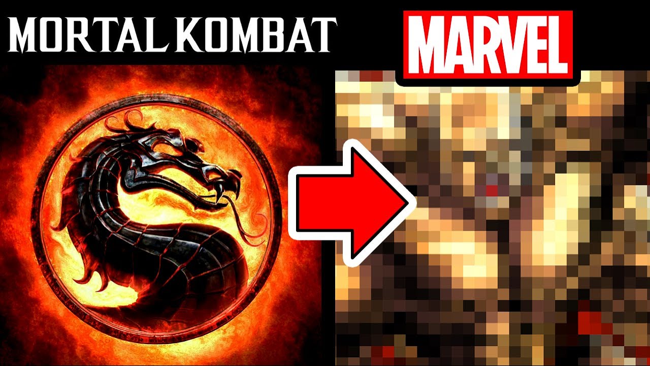 Drawing MORTAL KOMBAT in a MARVEL STYLE???
