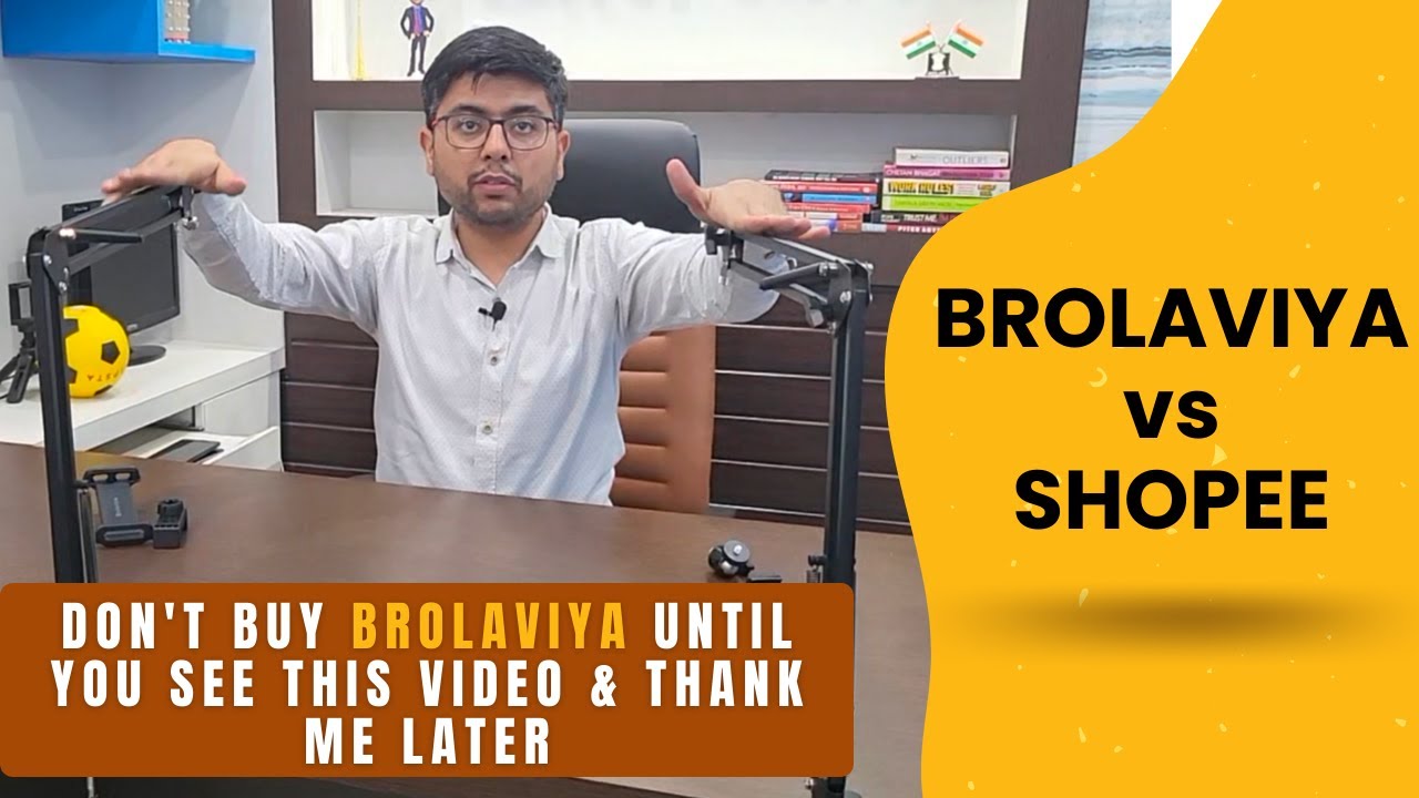 Brolaviya vs SHOPEE / EASTAR Overhead Video Stand Phone Holder Comparison / Review