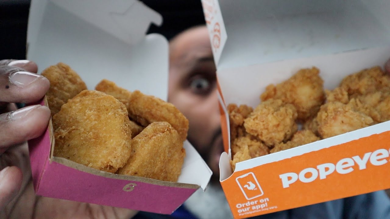 McDonald's Nuggets VS Popeyes Nuggets