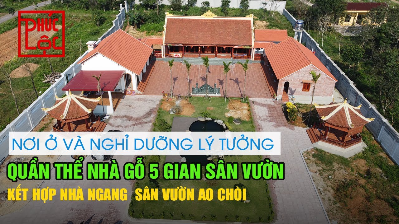 Quần Thể Nhà Gỗ Lim 5 Gian Nhà Ngang Sân Vườn Của Bác Nông Dân Huyện Bố Trạch, Quảng Bình