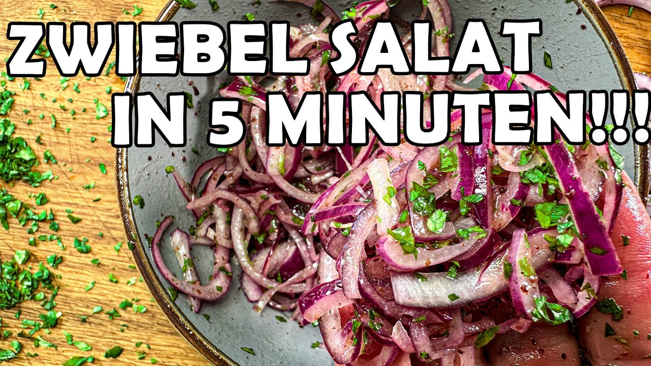 Zwiebel-Salat Deluxe: Das Rezept für den besten Zwiebel-Salat! 🌟🍽️| @MGBBQ