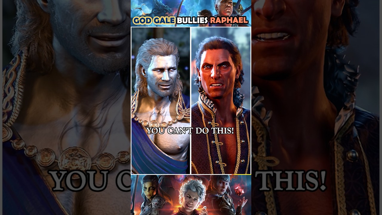 God Gale bullied Raphael | Baldur's Gate 3