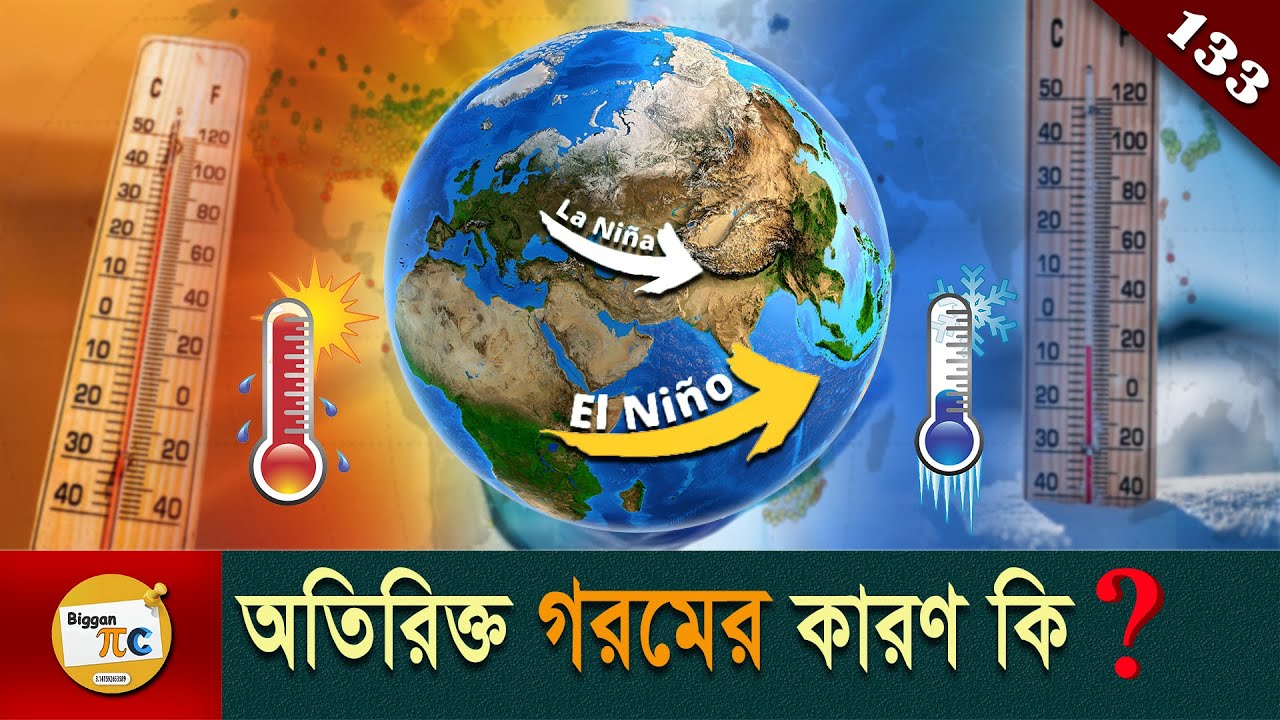 এল নিনো, লা নিনার প্রভাব El nino, La nina and Heat wave explained in Bangla Ep 133