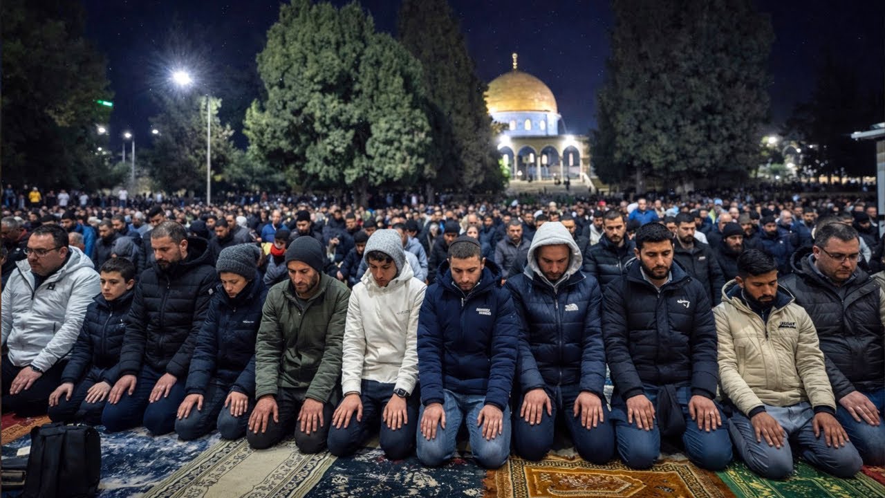 Serene Fajr Salah at Al Aqsa Mosque | Spiritual Morning”