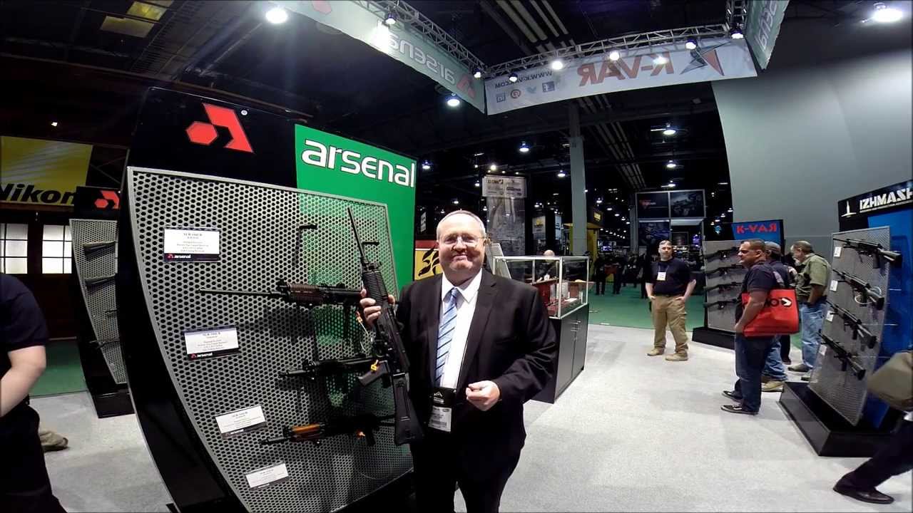 Shot Show 2014 Arsenal SLR 104 UR 5.45x39mm Krink AK , K VAR booth