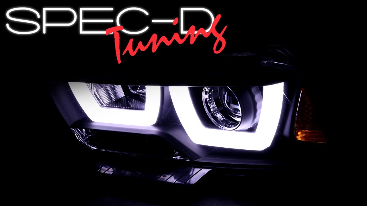 SPECDTUNING DEMO VIDEO: 2011-2014 DODGE CHARGER DUAL-U HALO LED PROJECTOR HEADLIGHTS