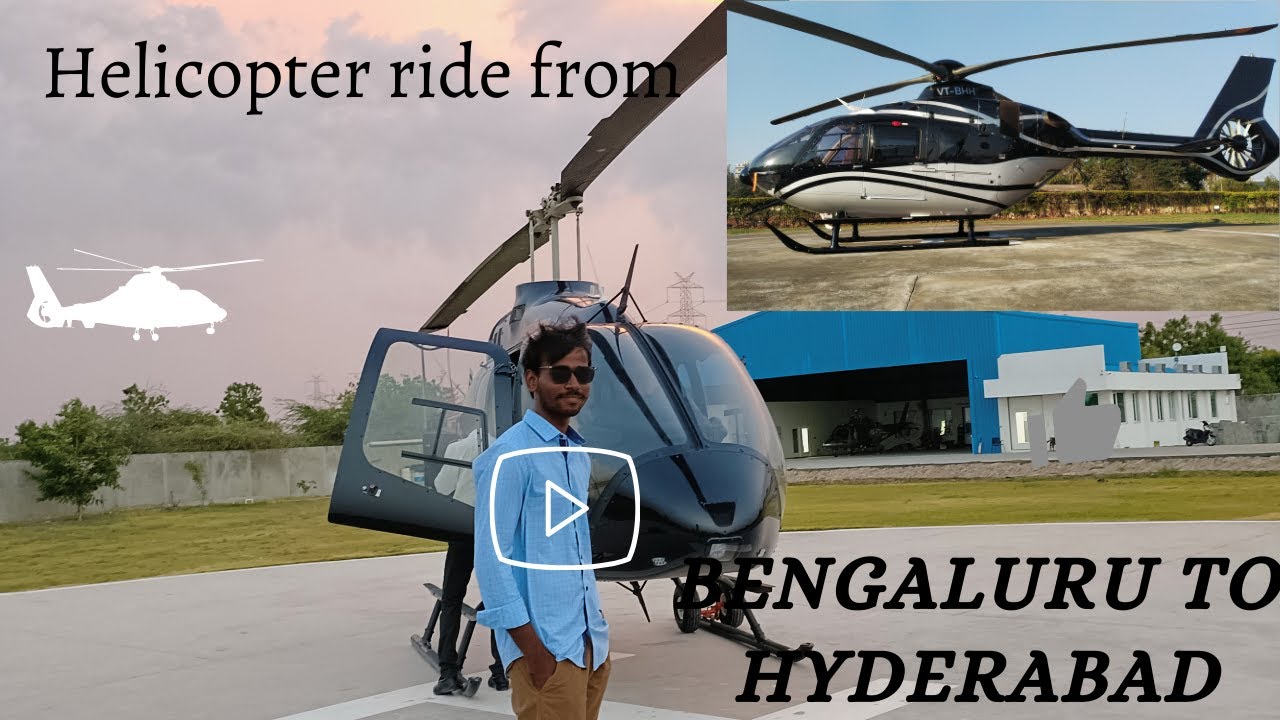 Free Helicopter ride from #Bengaluru to #hyderabad ,transit kurnool airport, Hyderabad airlines,VLOG