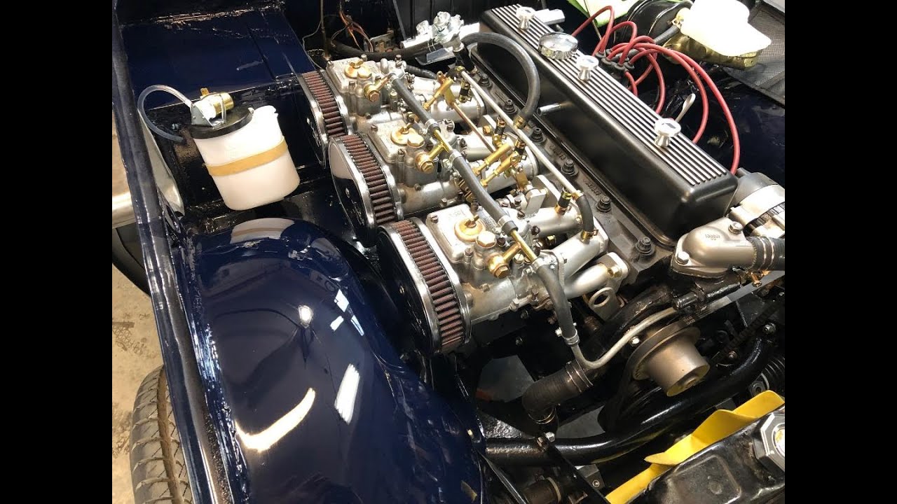 1968 Triumph TR250 Restoration, Assembly, Triple Weber Carburetor DCOE 40-2