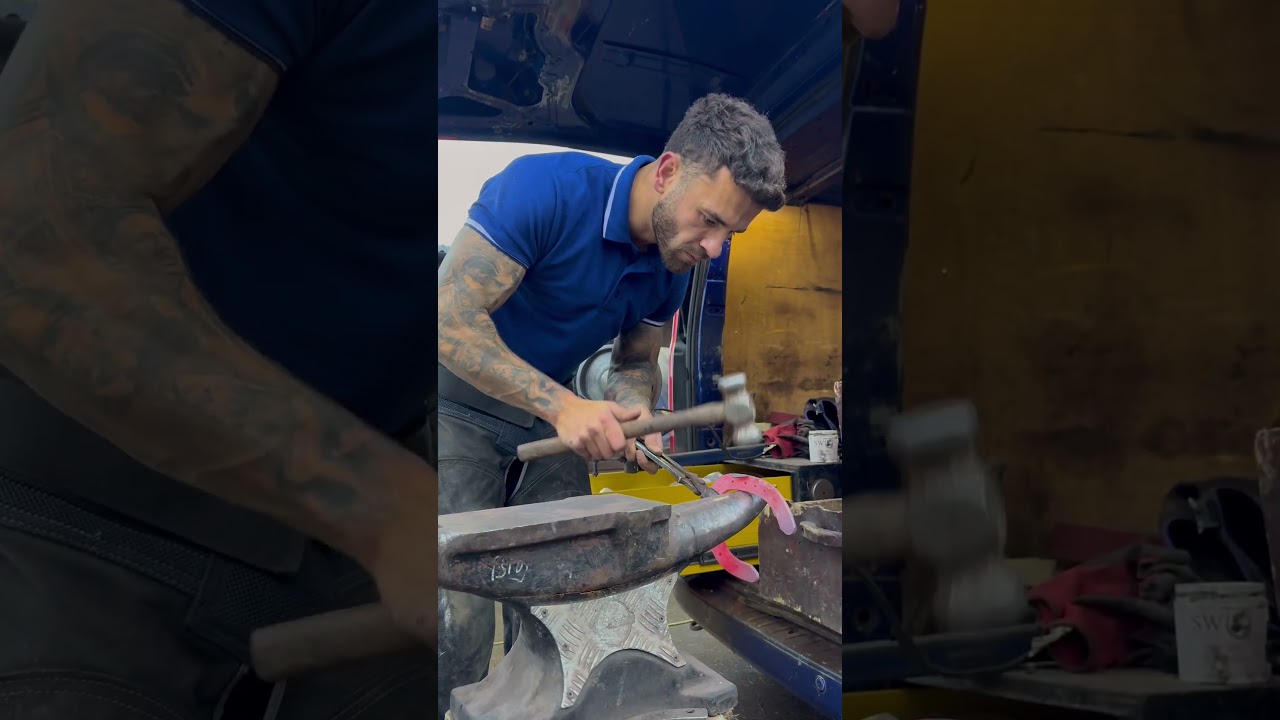 Satisfying Hoof Trimming🐴 #shorts #hooftrimming #satisfying #hoofcare #horseshoeing