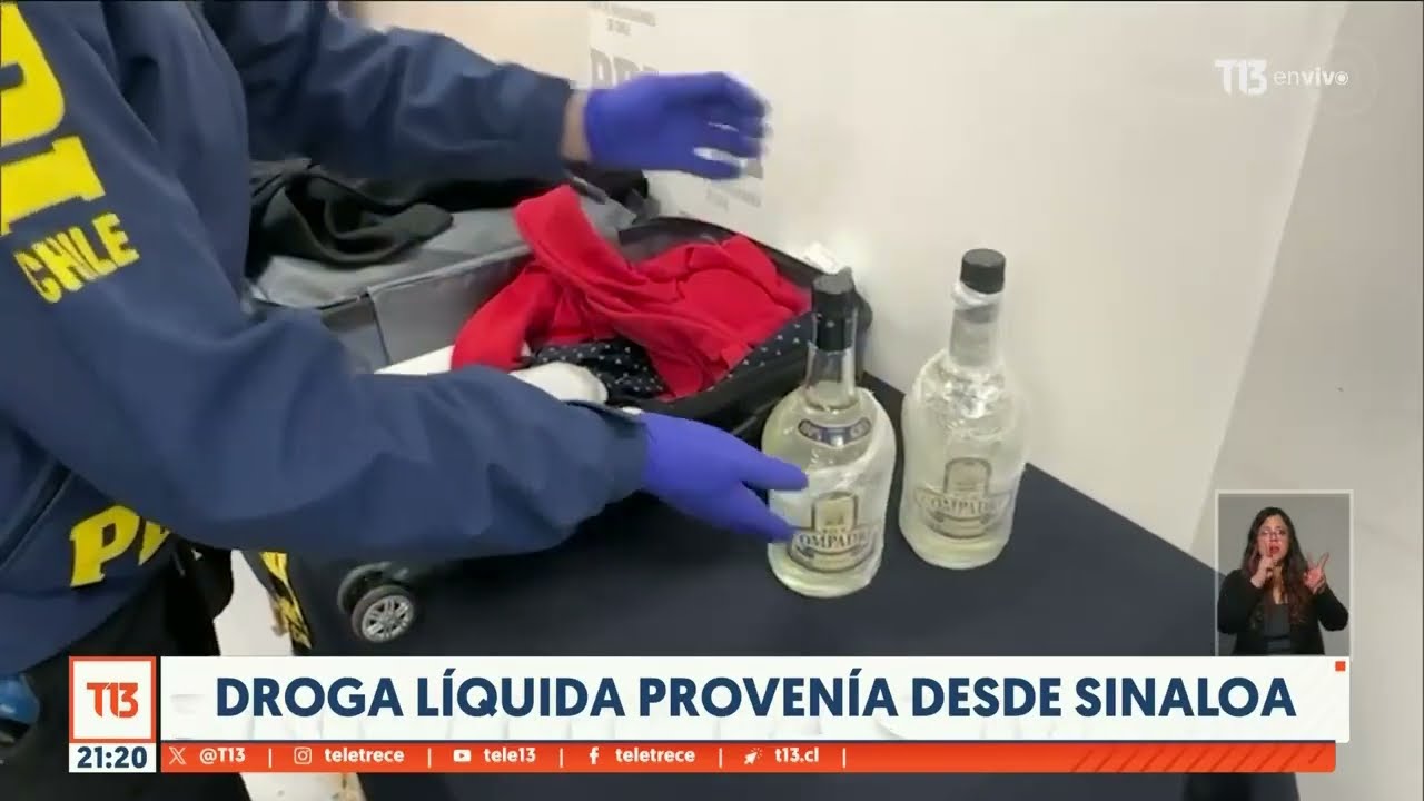 La droga del diablo: Incautan metanfetamina en Aeropuerto de Pudahuel