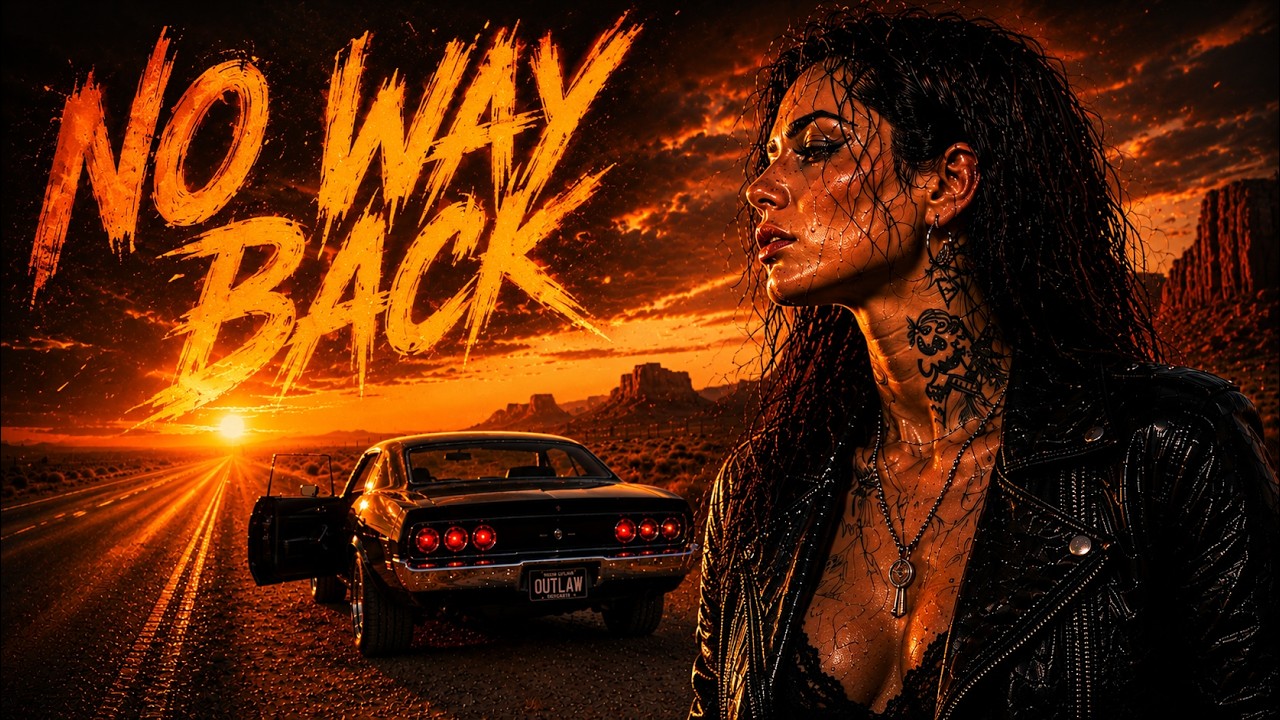 NO WAY BACK &mdash; Desert Highway Rock Techno | Neon Outlaw