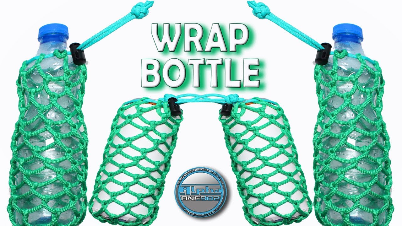 How to make a Paracord Bottle Wrap DIY Paracord Tutorial World of Paracord