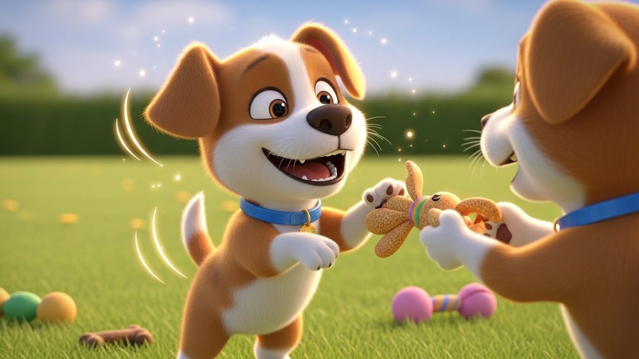Щенок Пого учится делиться 🐶🤝💖 | Мультфильм для детей и весёлые приключения