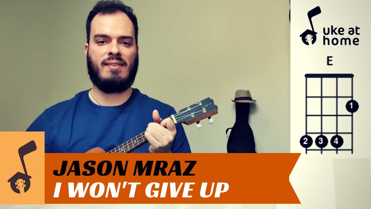 Jason Mraz - I Won't Give Up | Ukulele tutorial