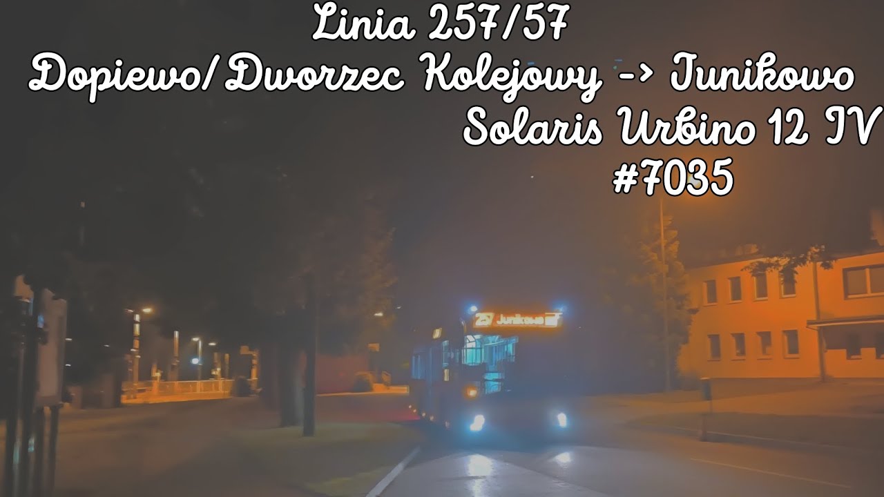Poznań Linia 257/57 Kierunek Junikowo.Solaris Urbino 12 IV #7035