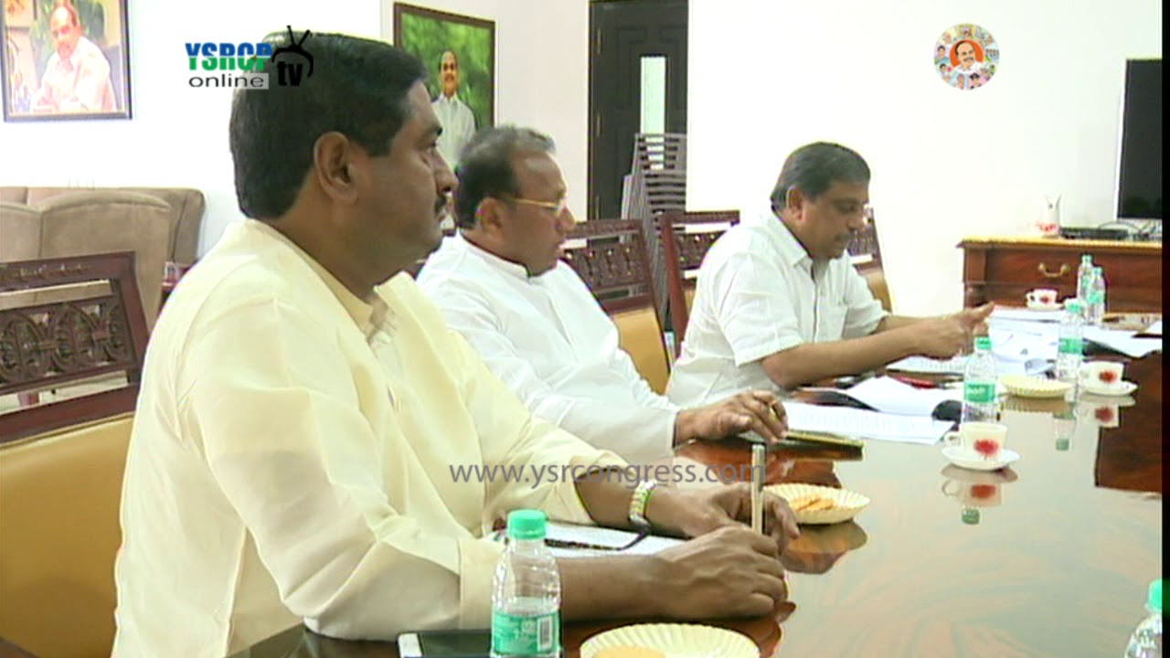 YSRCP Senior Leaders Meet on plan of action over Polavaram project and Special Status to AP