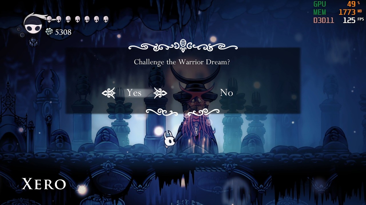I beat Xero - Hollow Knight