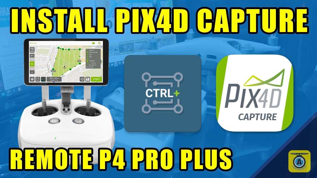 Cara mudah instal aplikasi mapping pix4d capture di remote phantom 4 pro plus