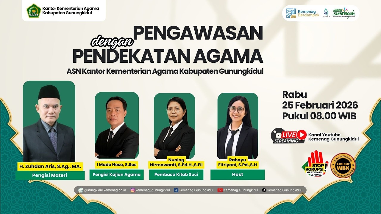 Pengawasan dengan Pendekatan Agama (PPA) || Rabu 25 Februari 2026